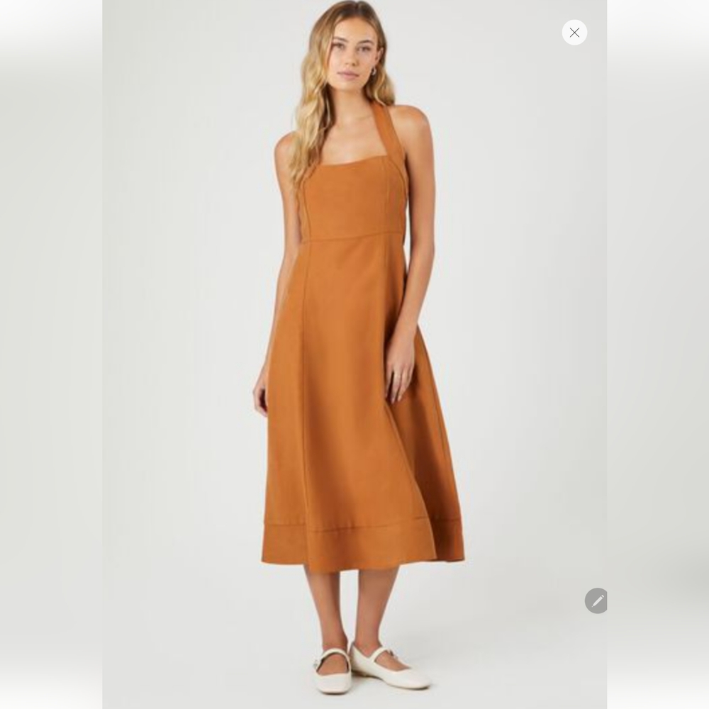 PRICE DROP ⬇️ Halter A-Line Maxi Dress